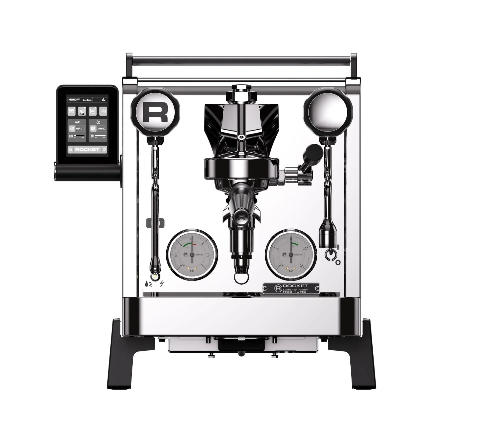 Rocket R58 Tune dual boiler espressomachine in gepolijst RVS